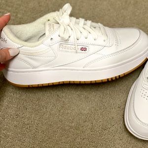 Reebok Club C Double Shoes / Rubber-Gum-07/ White